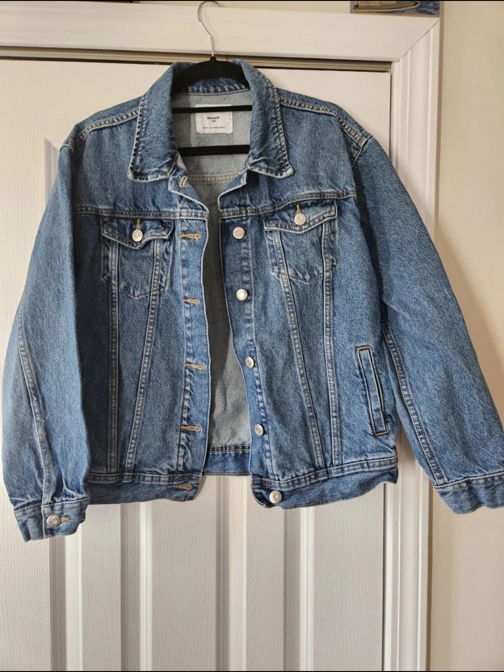 Old Navy Light Blue Denim Jacket Boyfriend Style